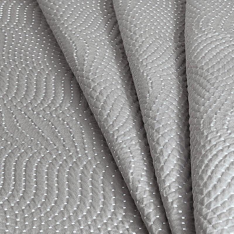 'Luminous' Fabric by the Metre (Grey)