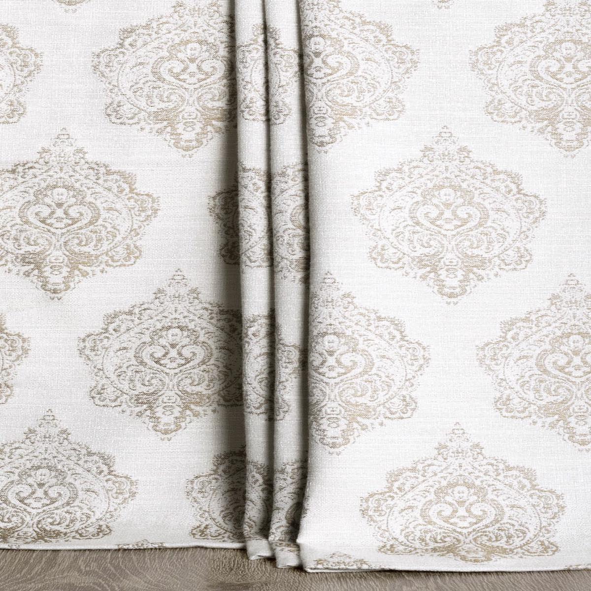'Firefly' Fabric by the Yard (Cream/ Pale Beige)