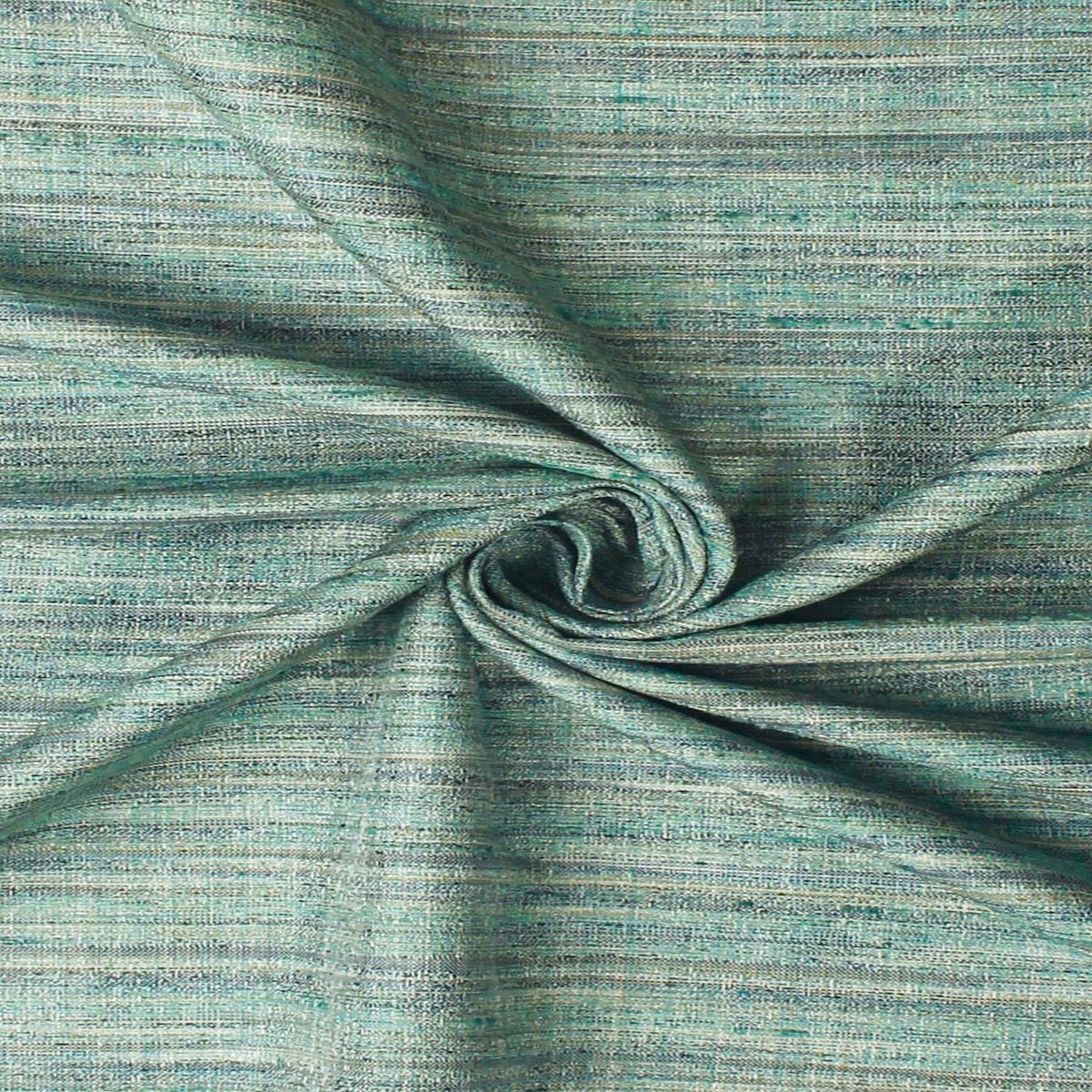 'Indigo Sea' Fabric by the Metre (Blue-Green)
