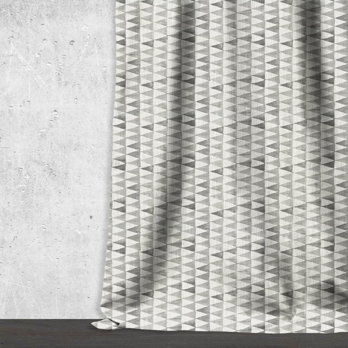 \Stingray Stone\ Fabric by the Metre (Eggshell White/ Grey)