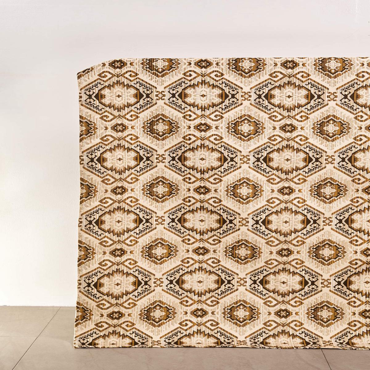 'Radiance' Fabric by the Yard (Beige/ Yellow/ Umber)