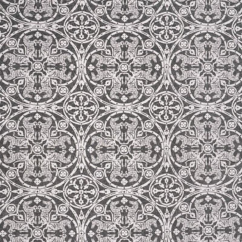 Zebra Party Fabric - Black