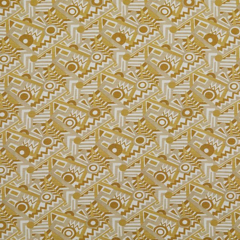 Zig Zag Linen Fabric