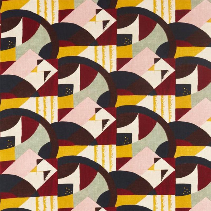 Abstract 1928 Fabric - Purple