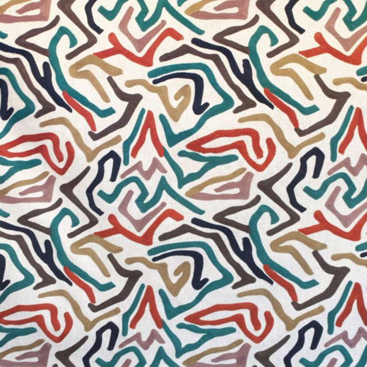 African Embroidery Fabric 8211 Multicolor