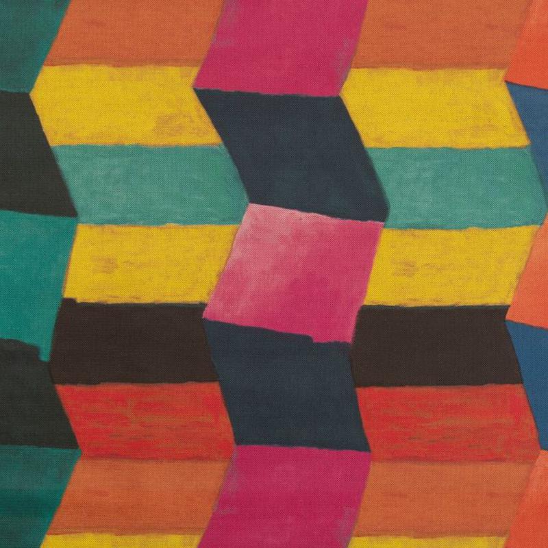 Zig Zag Fabric - Pink
