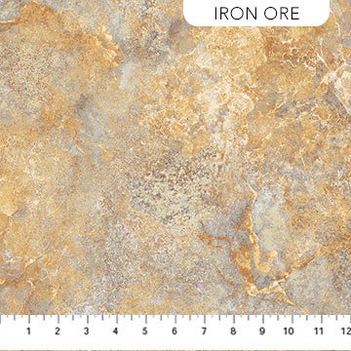 Stonehenge Gradations II Quartz Iron Ore Light Linda Ludovico Northcott Fabrics Cotton Fabric NC-26756-360