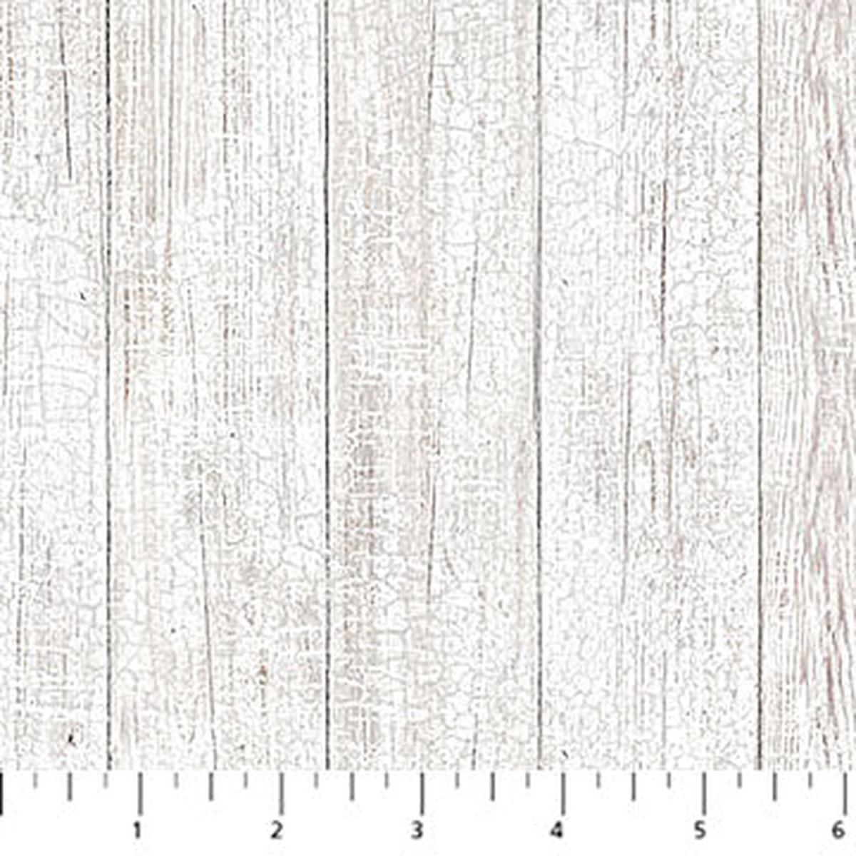 Winter Song Wood White Gray Deborah Edwards Northcott Cotton Fabric NC-27810-10 1