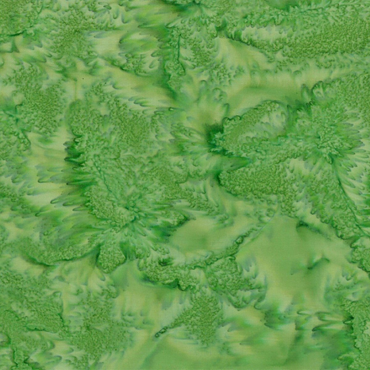 1895 Bali Watercolor Batiks Kelly Green Hoffman Cotton Fabric HF-1895H-354
