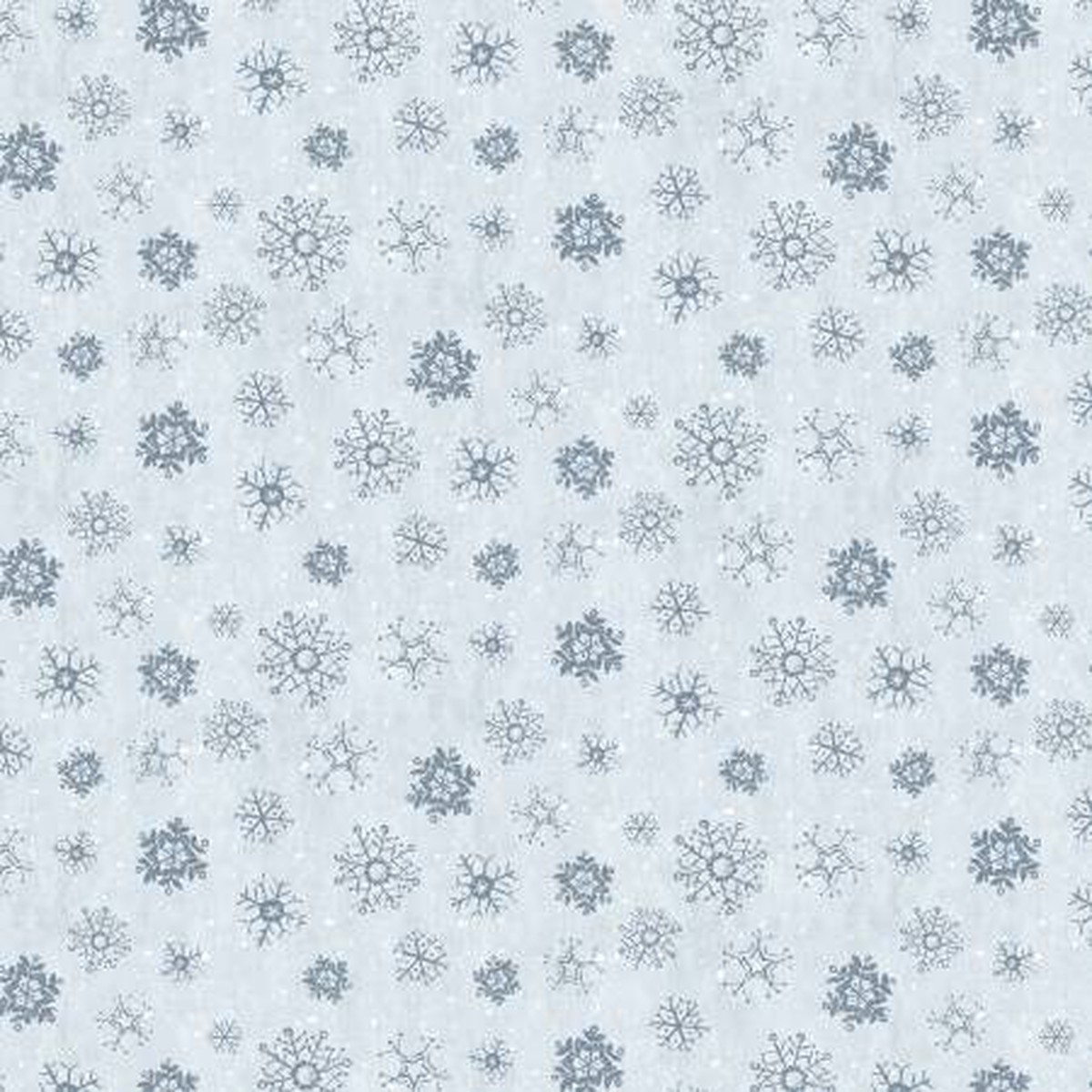 Woodland Frost Snowflakes Light Blue Lisa Audit Wilmington Prints Cotton Fabric WP-17788-44