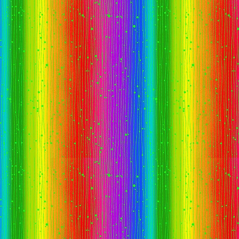 African Sunset African Metallic Stripes Multi Chong-A-Hwang Timeless Treasures Cotton Fabric TT-STRIPE-CM2049-MULTI 1
