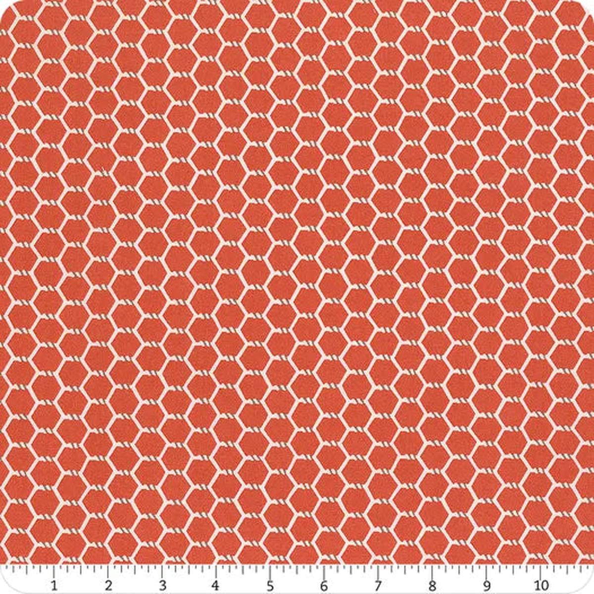 Willows Farm Chickenwire Blenders Barn Red Deb Strain Moda Fabrics Cotton Fabric