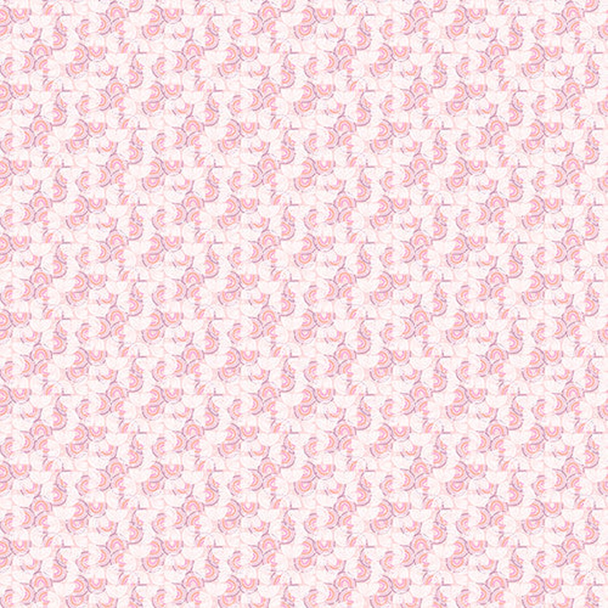 Woodland Wander Pink Rainbow Geo Pink Jo Taylor 3 Wishes Cotton Fabric