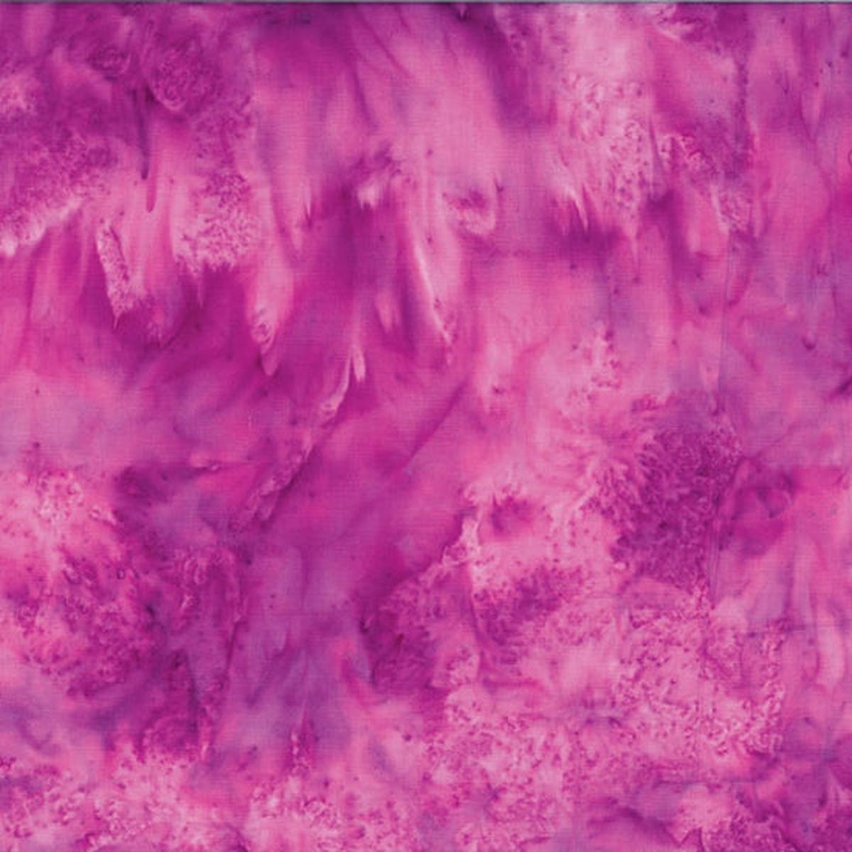 1895 Bali Watercolor Batiks Fuschia Pink Hoffman Fabrics Cotton Fabric HF-1895-23
