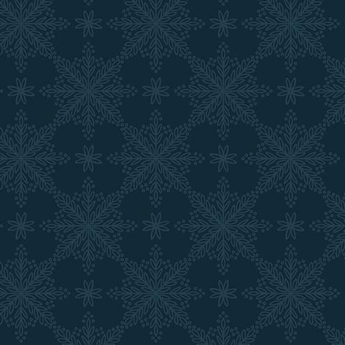 Benartex Holly & Hearth, 17264-11, Midnight,
