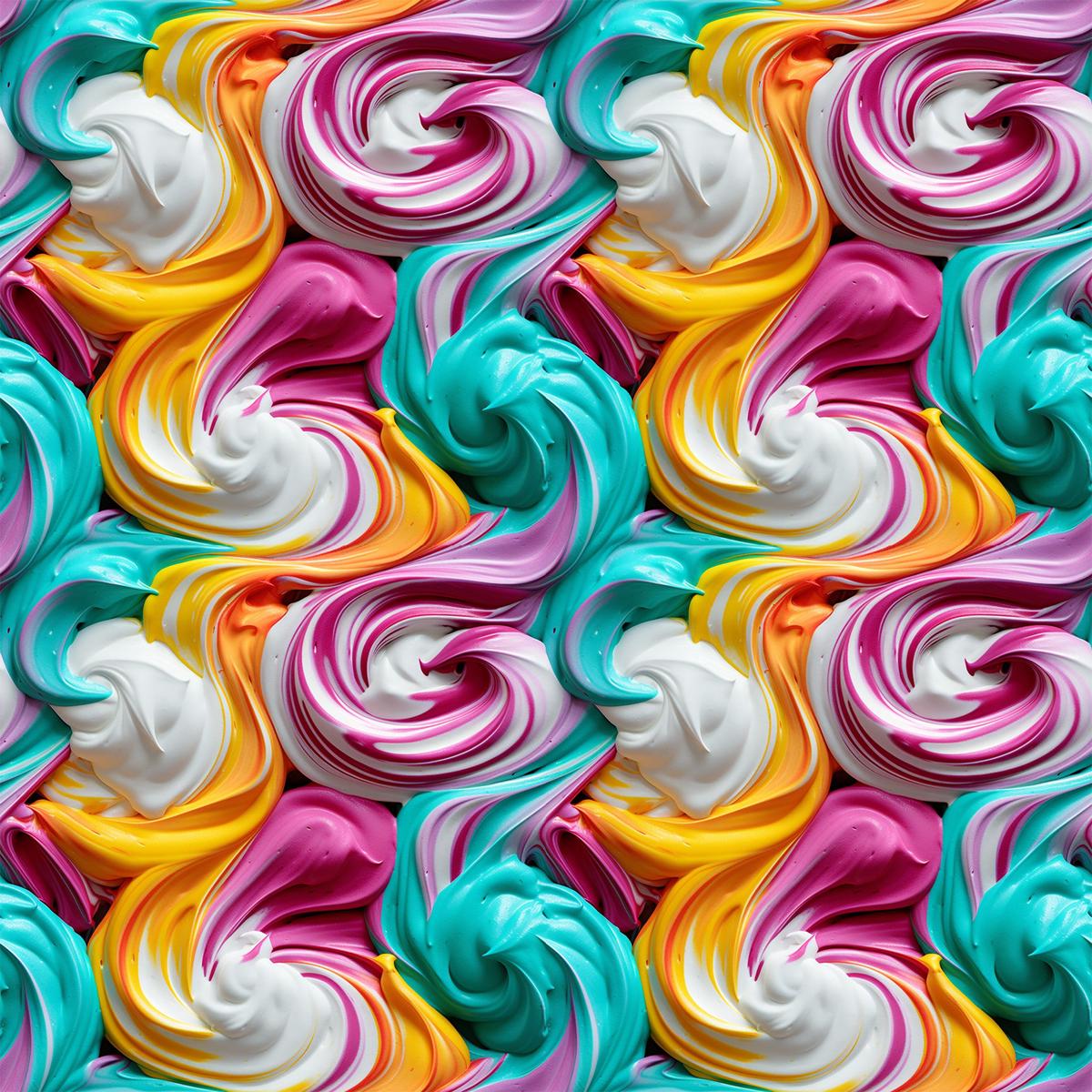 Yummy Frosting Pattern 6 Quilting Cotton Fabric