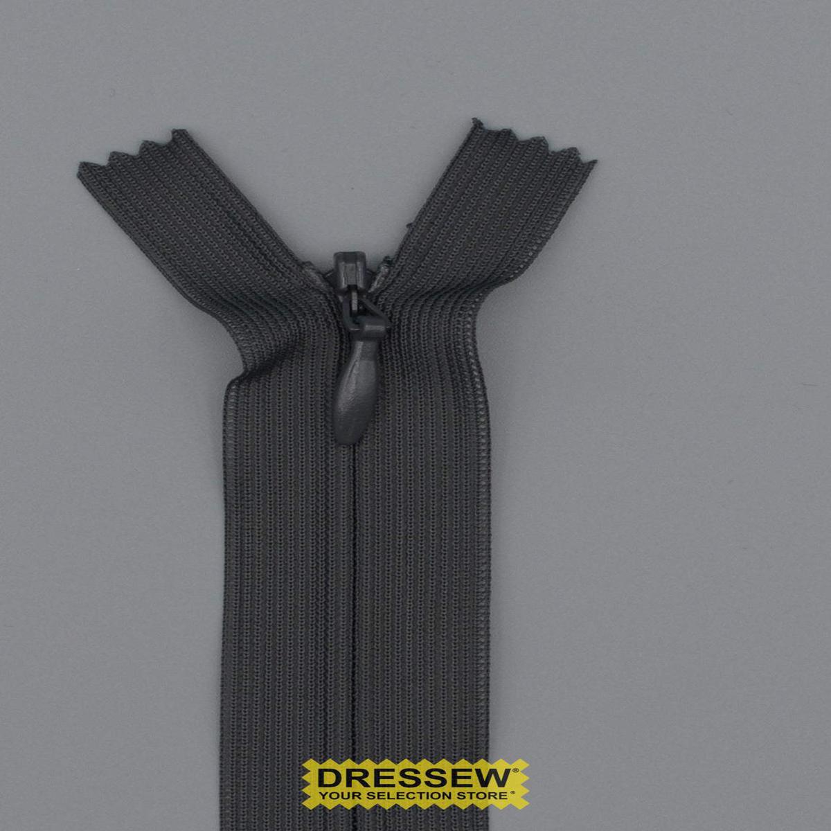 Invisible Closed End Zipper 55cm Rail
