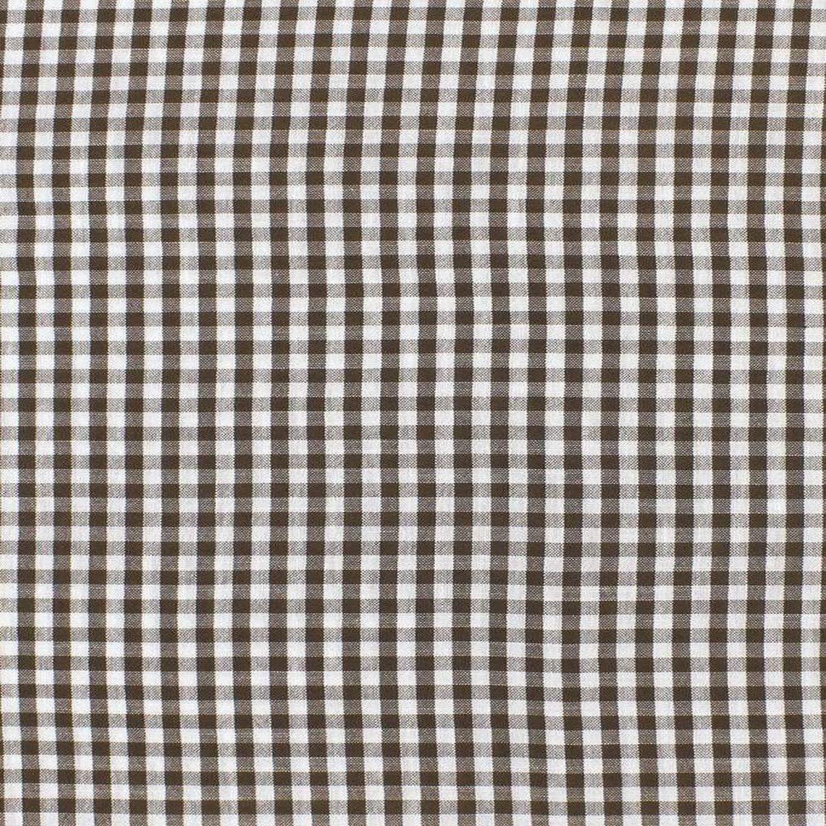 1 / 4" Gingham Brown / White