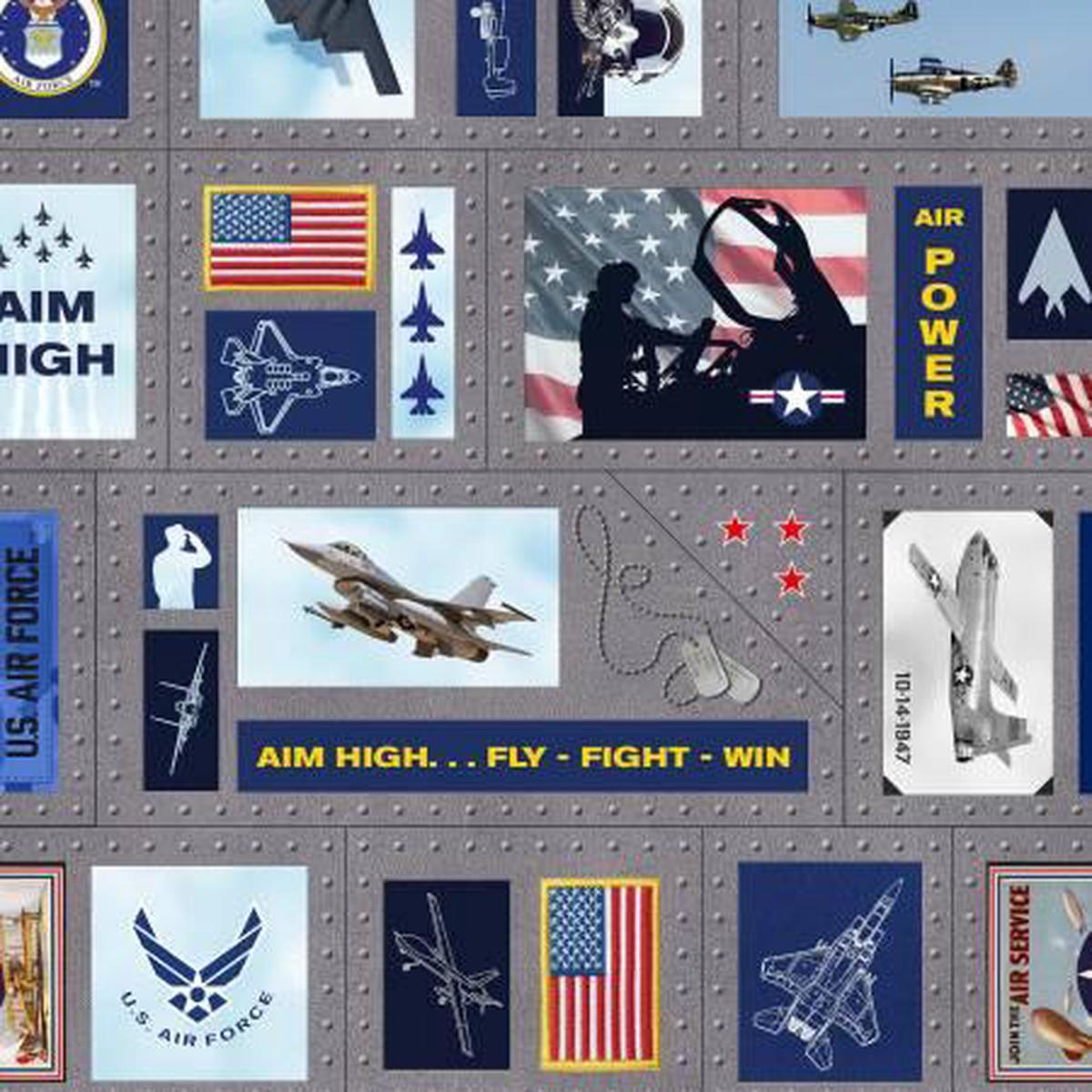 A.E Nathan, U.S. Air Force, 2763AE-97, Metal/Blue,