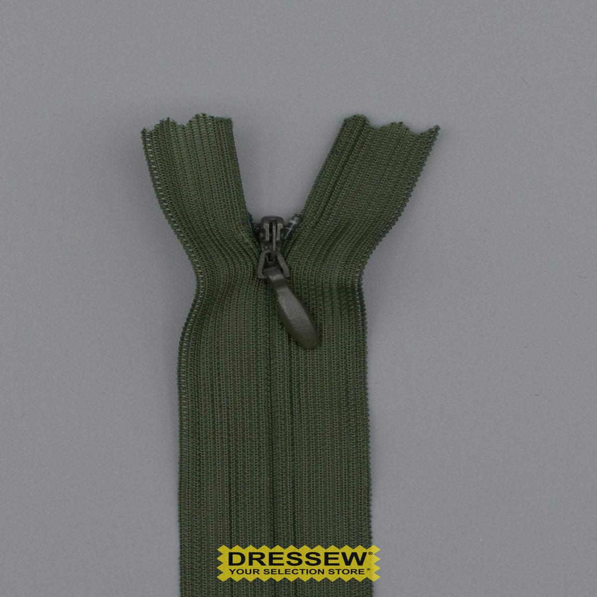 Invisible Closed End Zipper 40cm Jungle