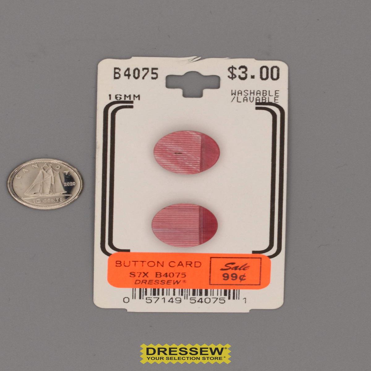 Button Card 16mm Pink Mix