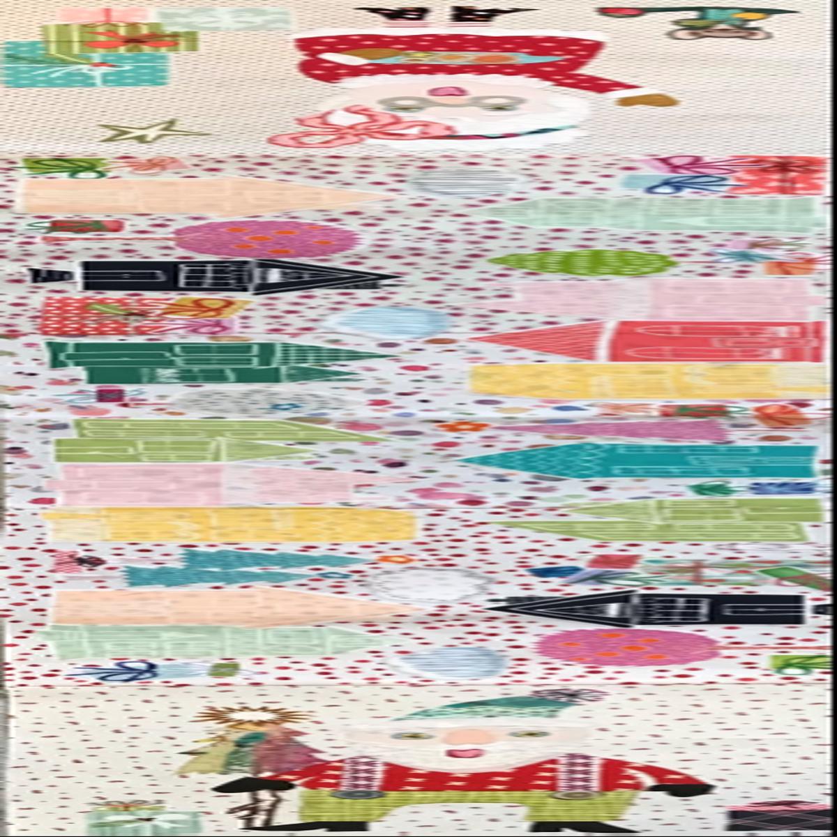 Mr. and Mrs. Claus Table Runner 2nd Edition - Kit and Pattern