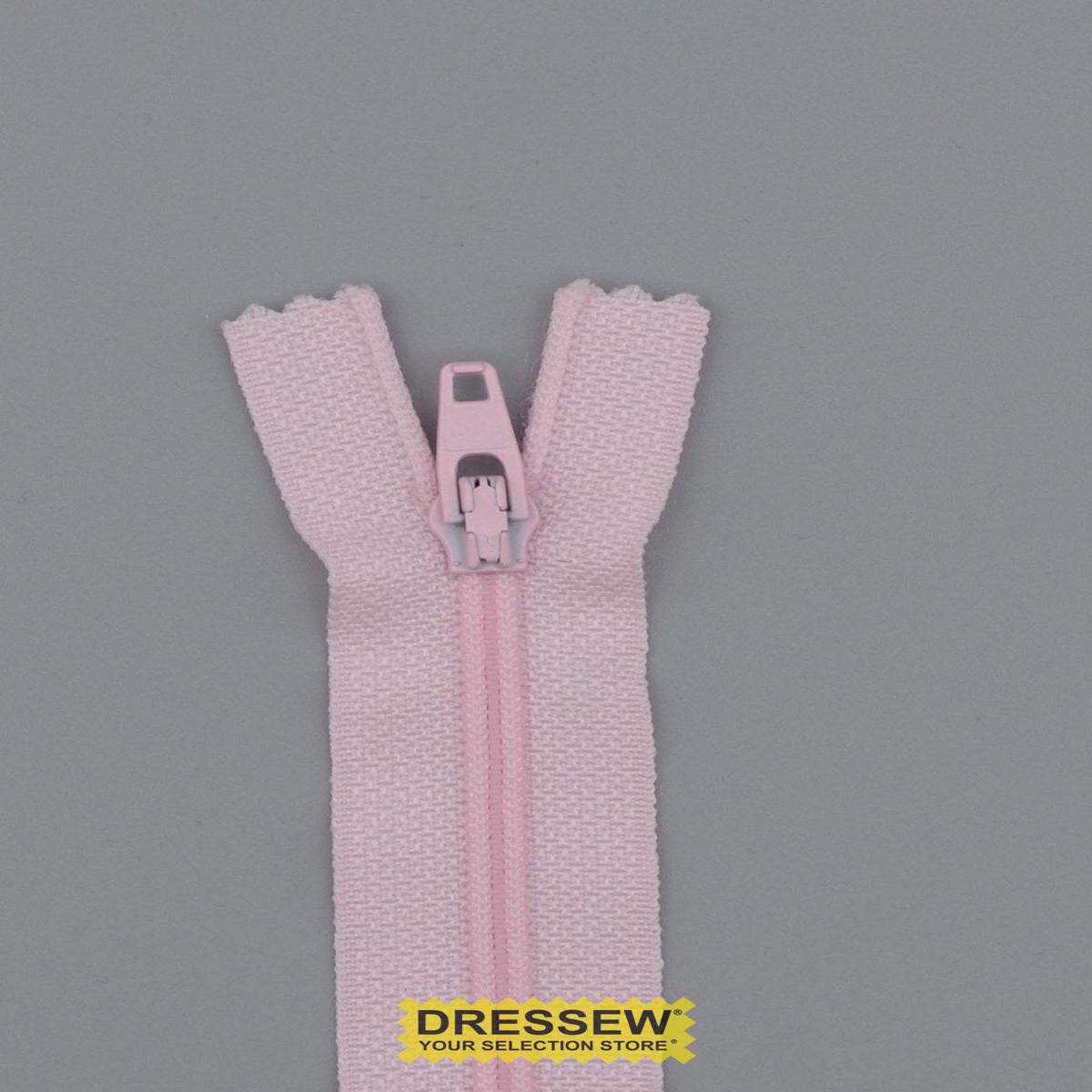 Closed End Zipper 45cm Baby Pink