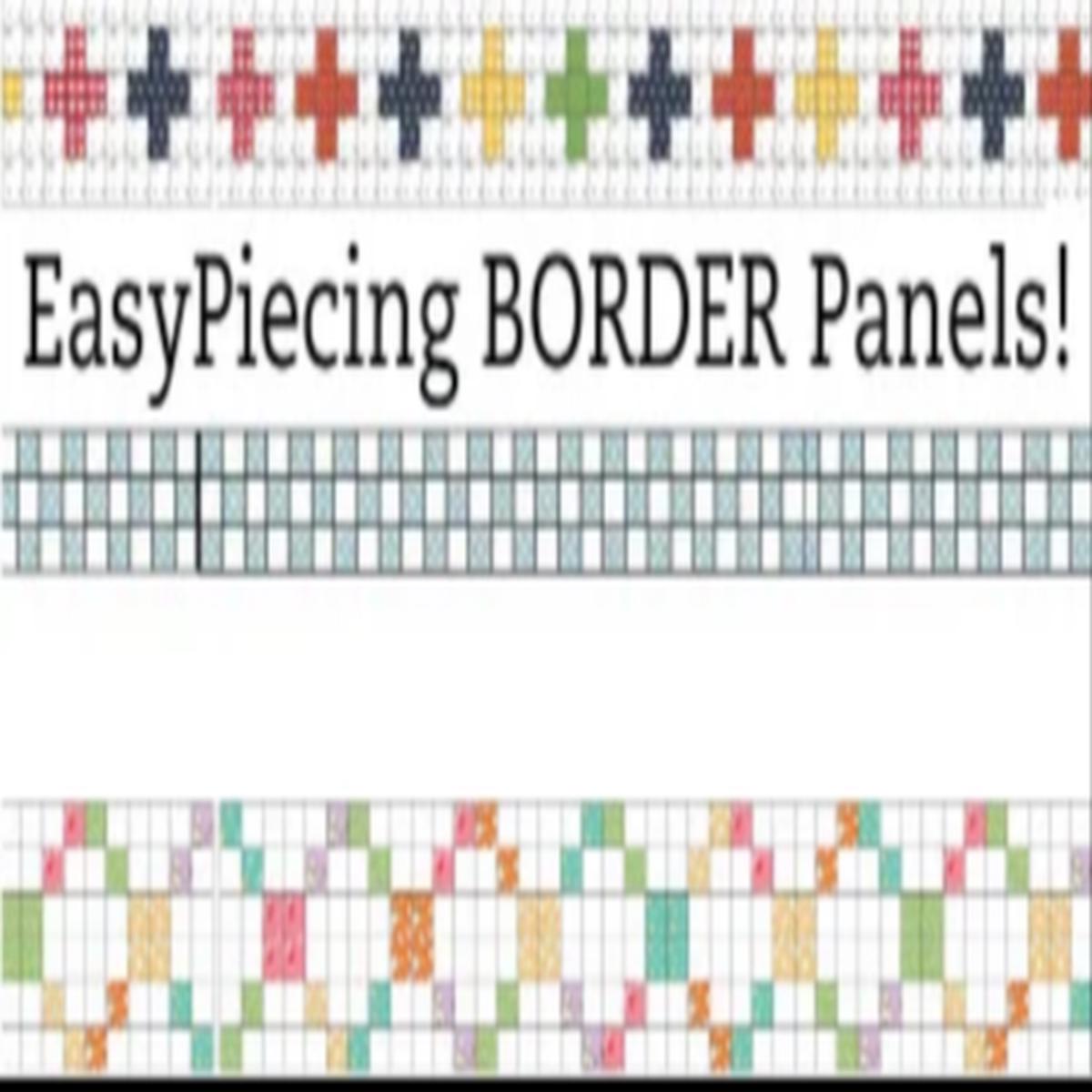 Ten Sisters - EasyPiecing Grid Border Panels - 15 Panels - 0.5in Finished
