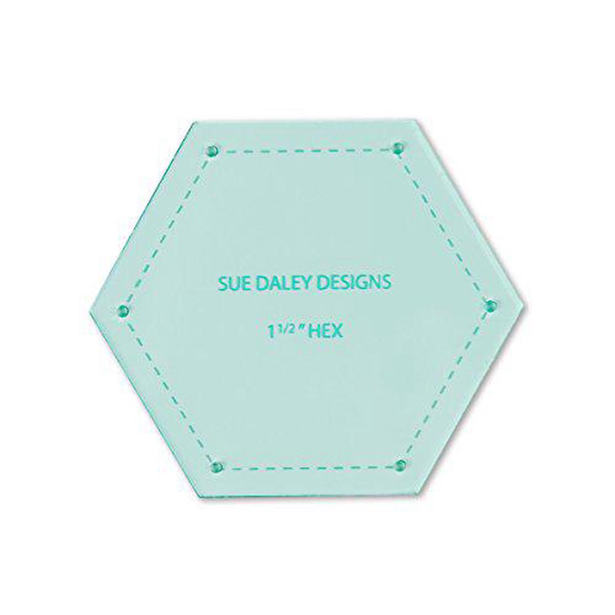 Sue Daley THEX1 1" Hexi Template