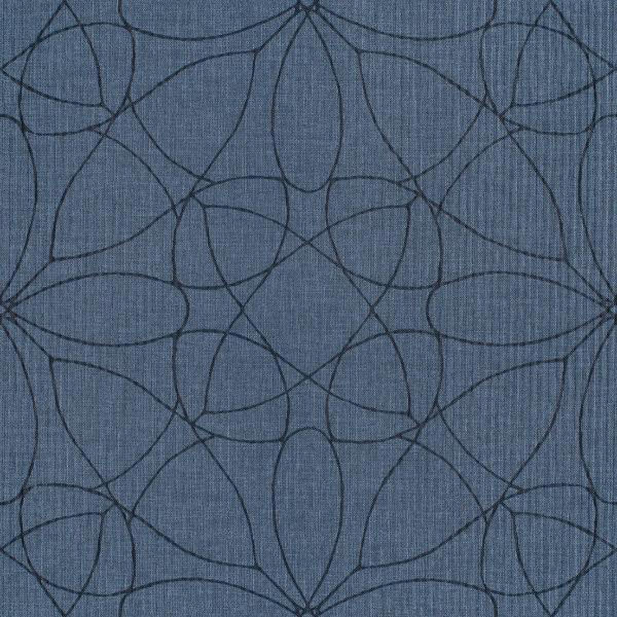 Arc-Com Flora Periwinkle Upholstery Vinyl
