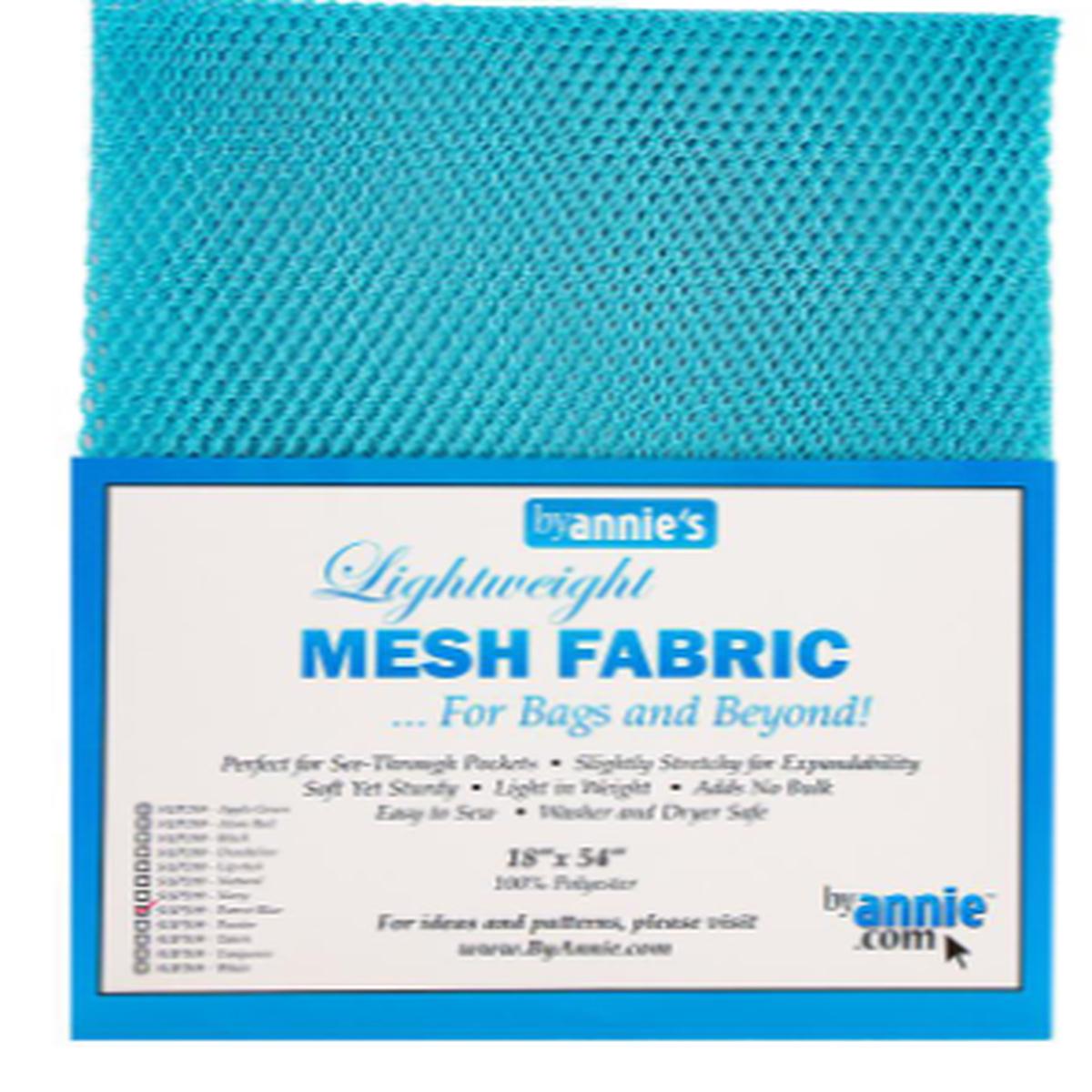 By Annie Lightweight Mesh 1/2-yard package - Parrot Blue