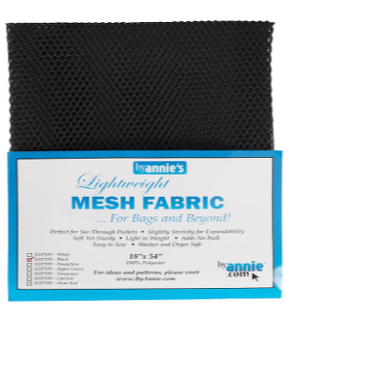 By Annie Lightweight Mesh 1/2-yard package - Black