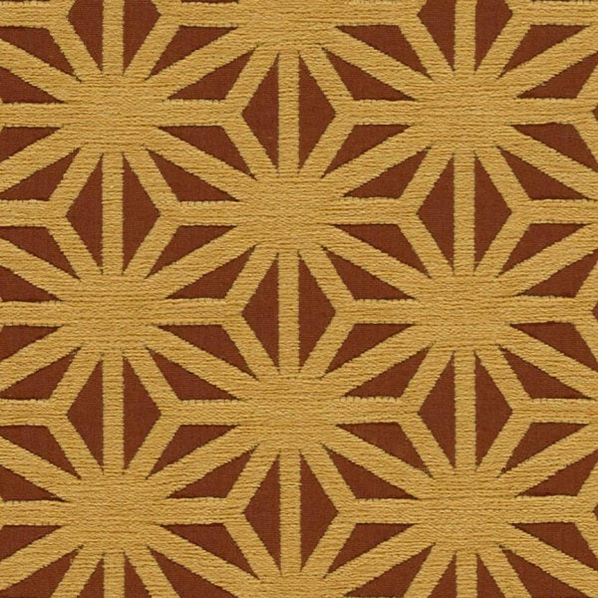 Arc-Com Kirigami Papaya Brown Upholstery Fabric