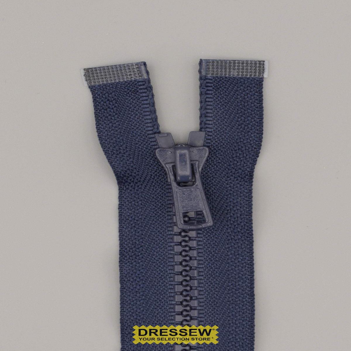 #5 Vislon Separating Zipper 60cm Navy