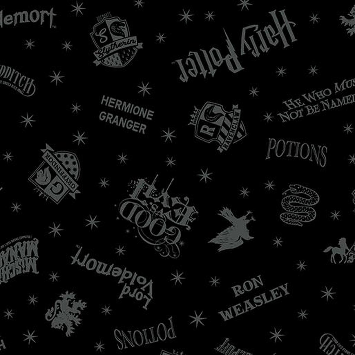Benartex, Harry Potter 2Nd E, 1562W-12, Black,