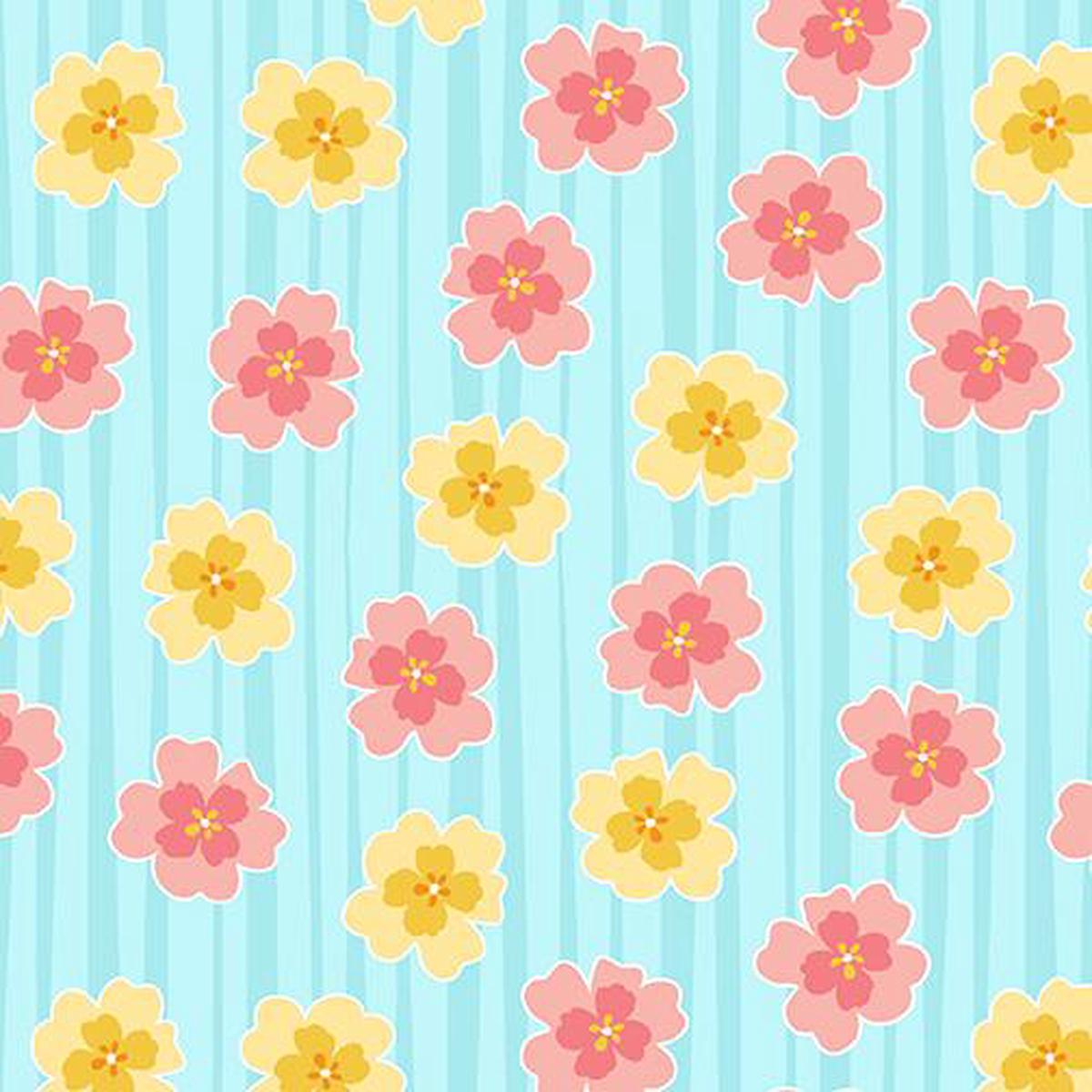 Benartex, Full Bloom, 10294-80, Light Turquoise