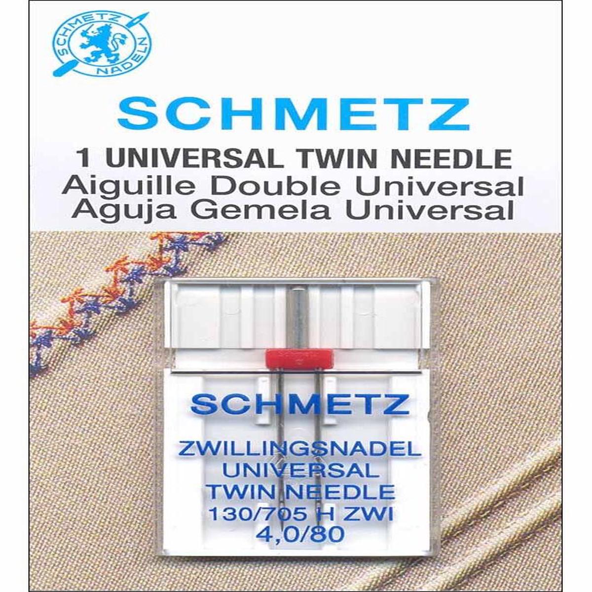 Schmetz Universal Twin Size 4.0mm - 80