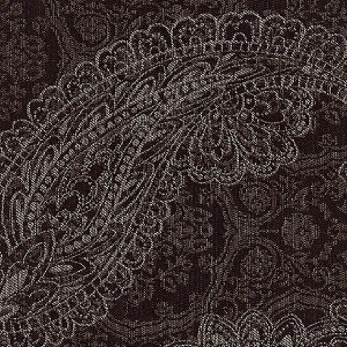 Trepenga Cocoa Paisley Design Brown Upholstery Fabric