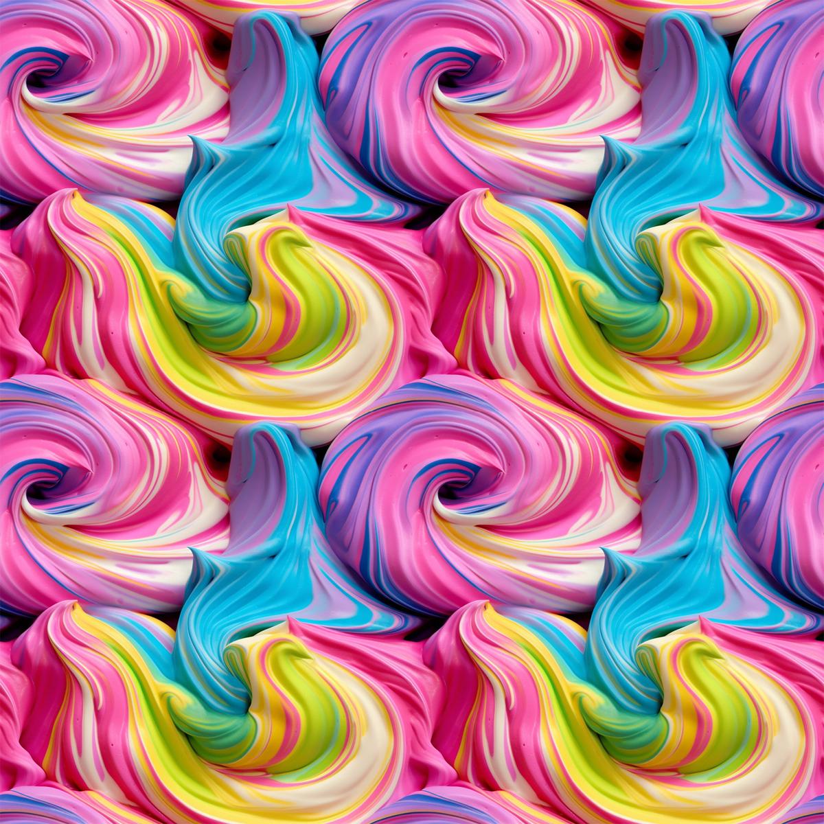 Yummy Frosting Pattern 2 Quilting Cotton Fabric