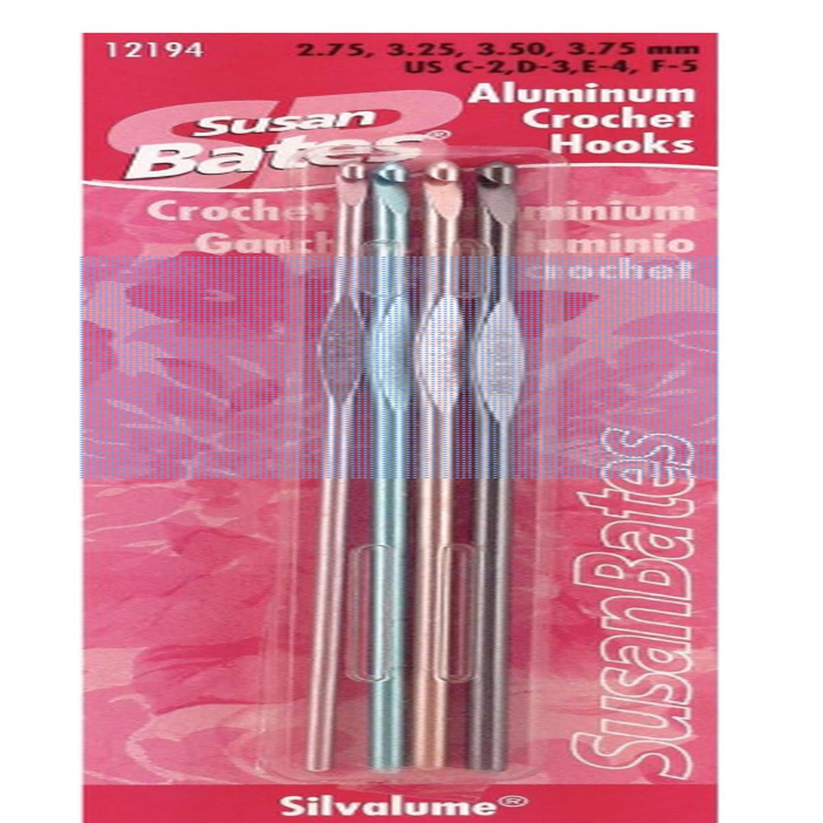 Susan Bates - Aluminum Crochet Hooks