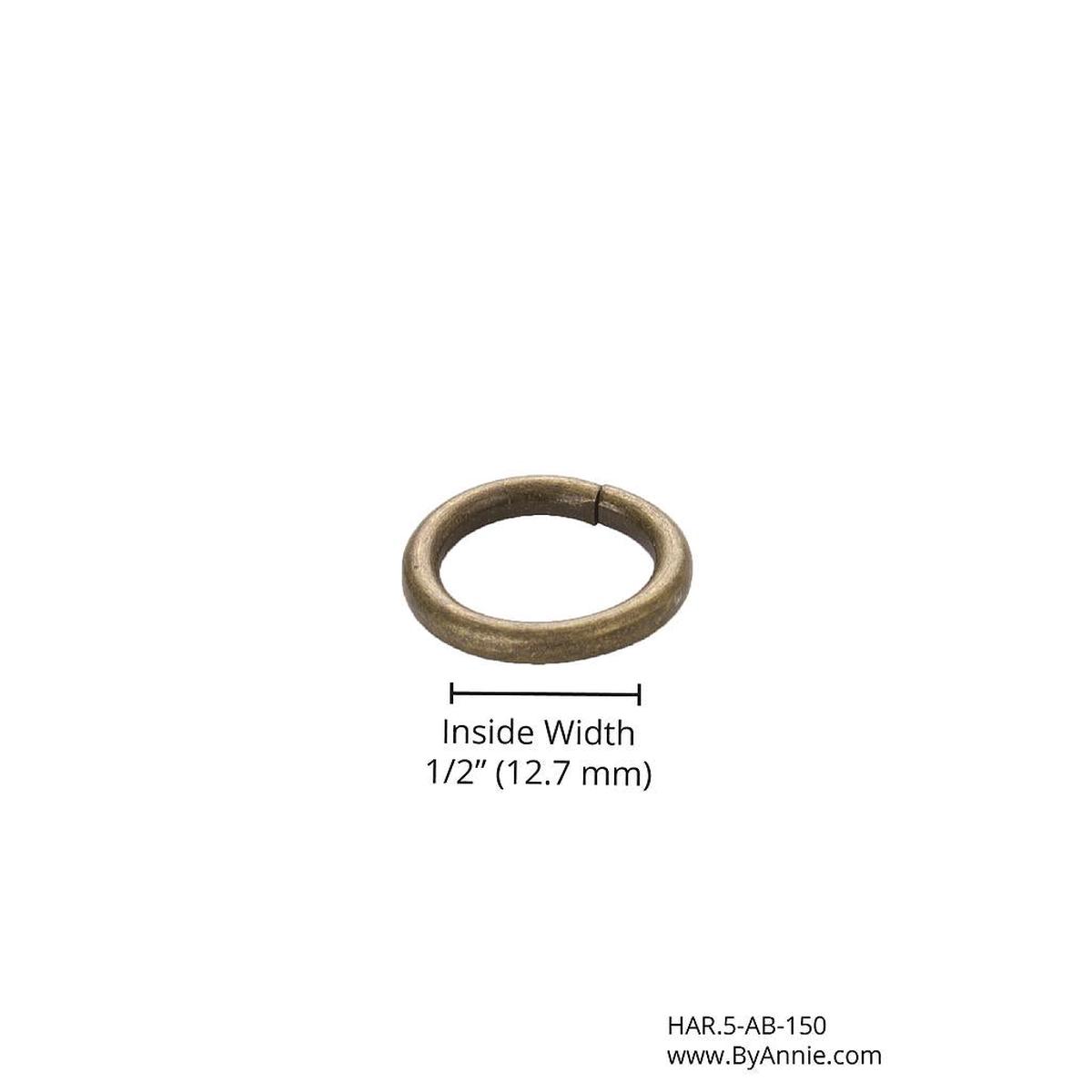 1/2" O-Ring - Antique Brass