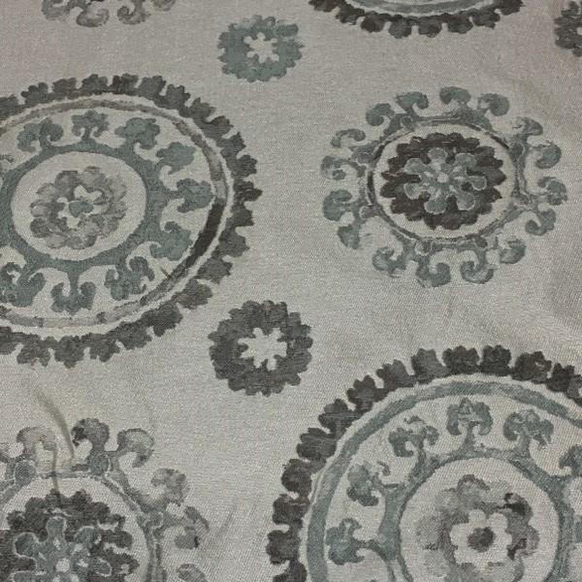 Venezia Sea Mist Designer Ivory Upholstery Fabric