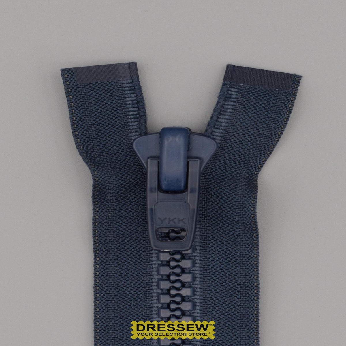 #10 Vislon Separating Zipper 55cm Navy
