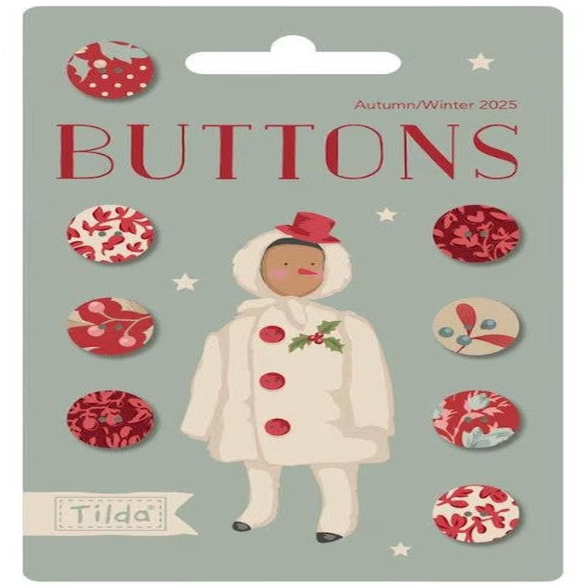 Tilda - Merry Little Christmas 0.63in 8 pcs