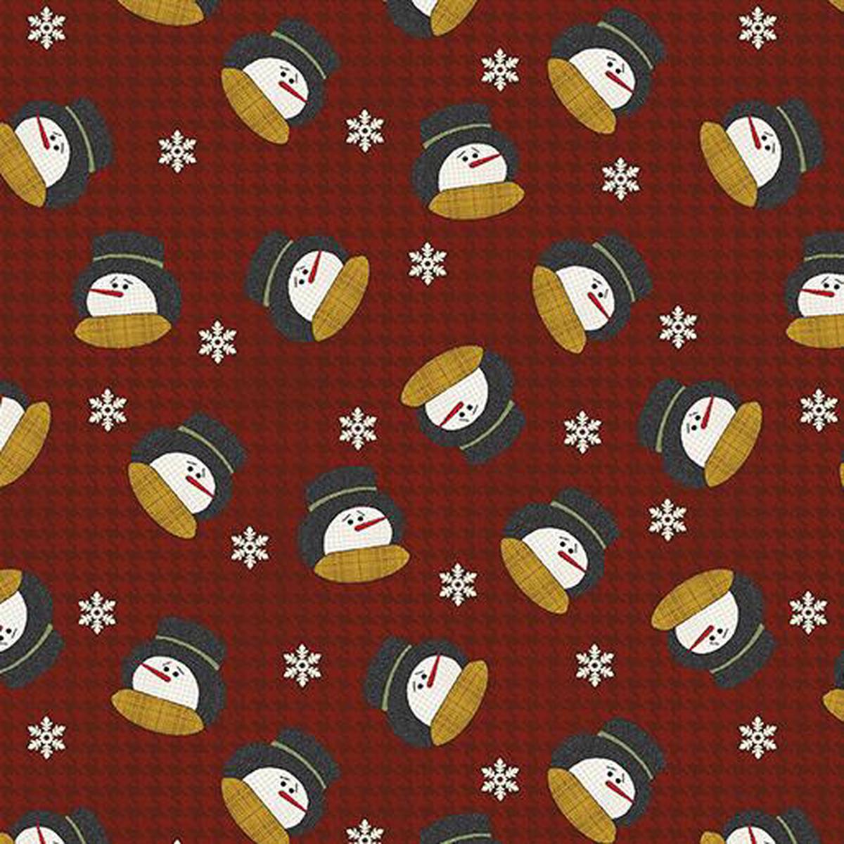 Benartex Snowballs, 16243-87, Sangria, Cheryl Haynes