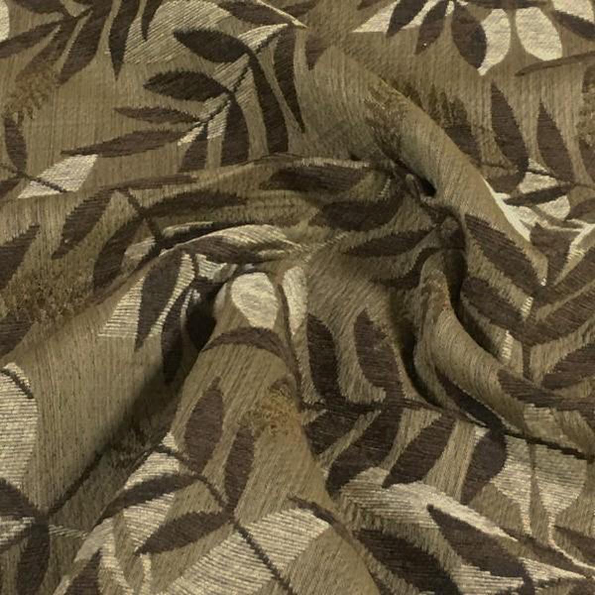Tinder Mountain Chenille Brown Upholstery Fabric