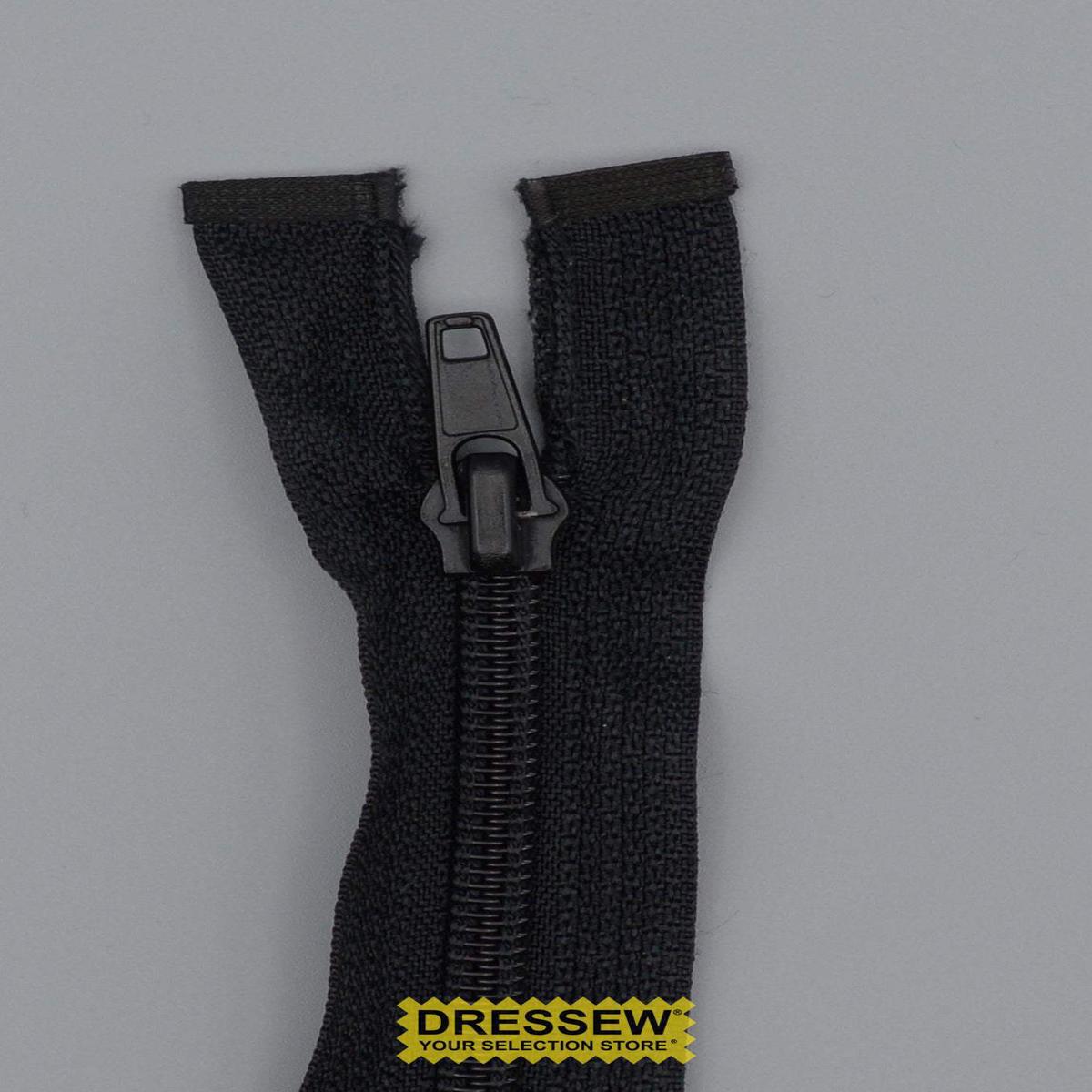 Separating Zipper 65cm Black