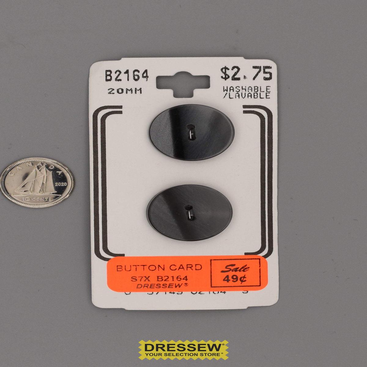 Button Card 20mm Grey Mix