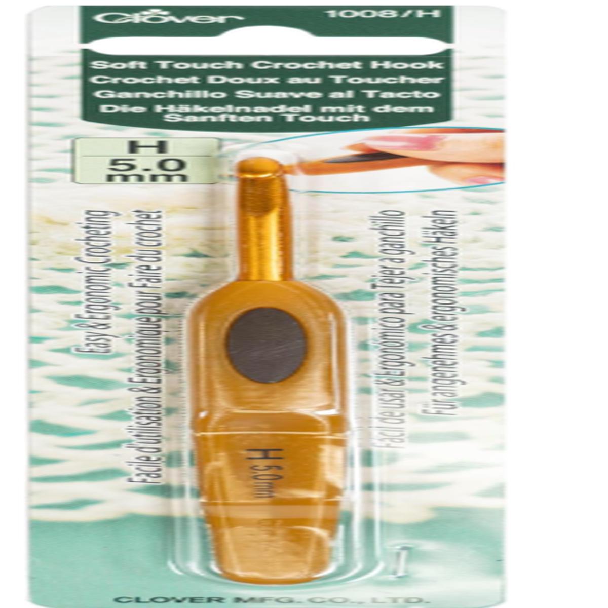 Clover Crochet Hook 5.0 mm H Soft Touch