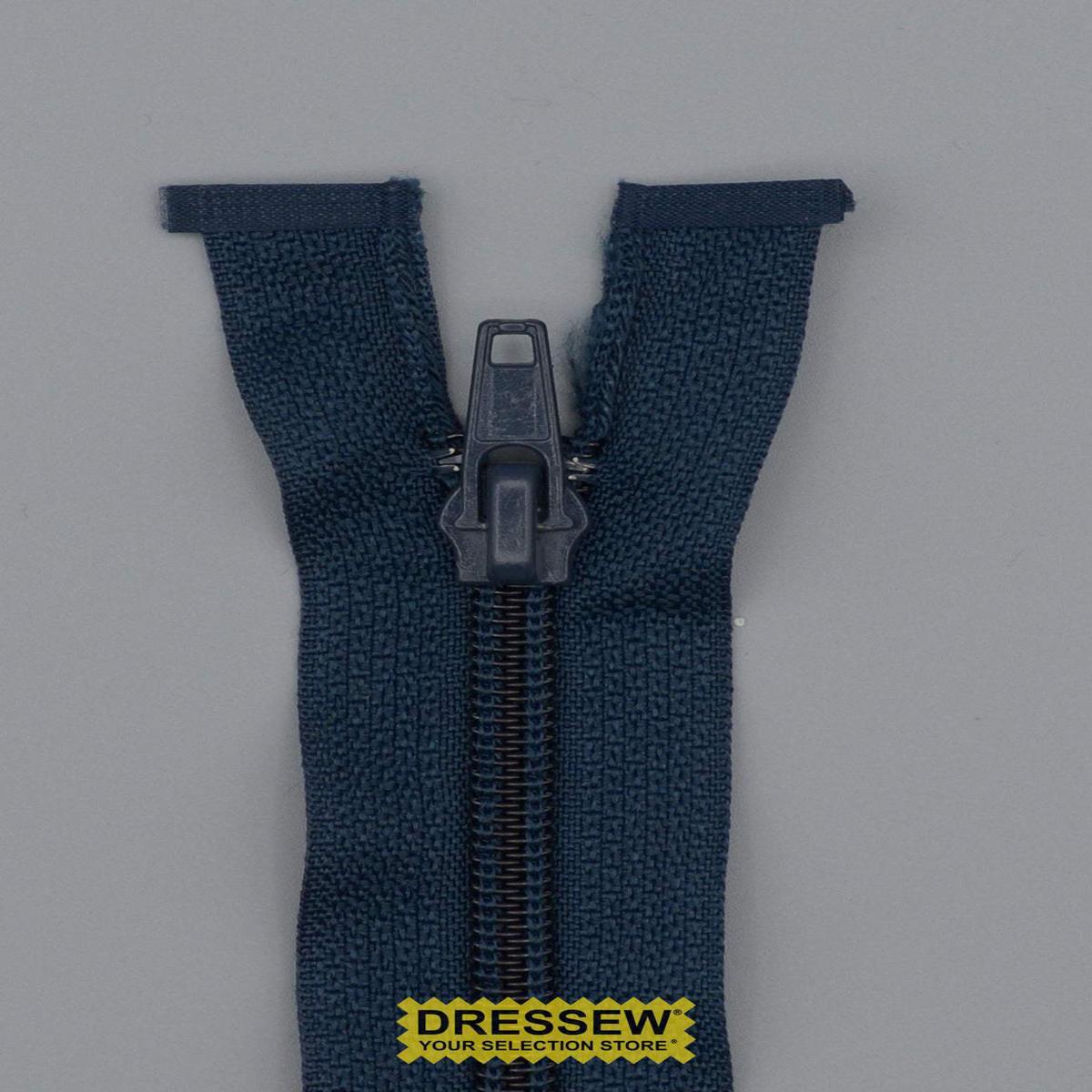 Separating Zipper 60cm Navy